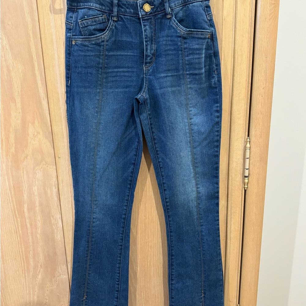 Mac and Me Split Ankle Blue Women's Jeans 2